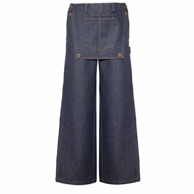 Girls Flare Jeans with Flap 1