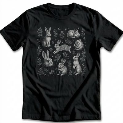 Bunny Fine Etching T-Shirt AU 4