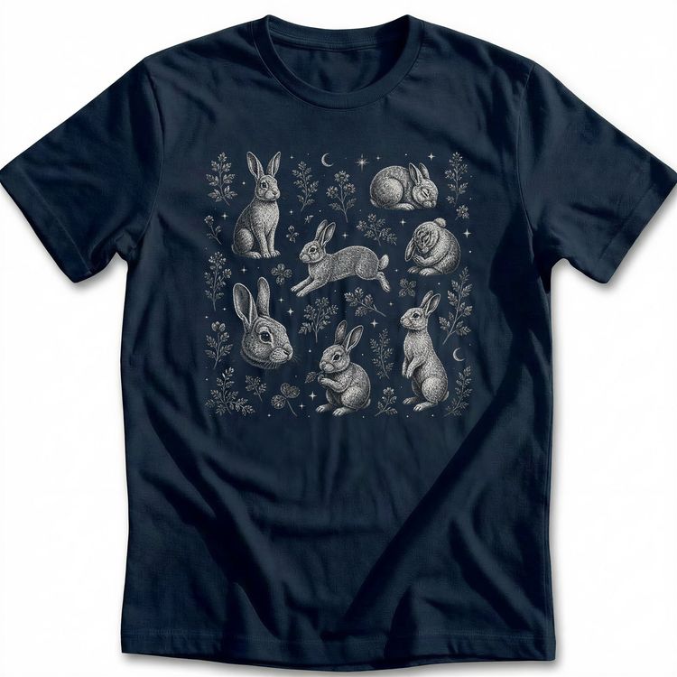 Bunny Fine Etching T-Shirt AU