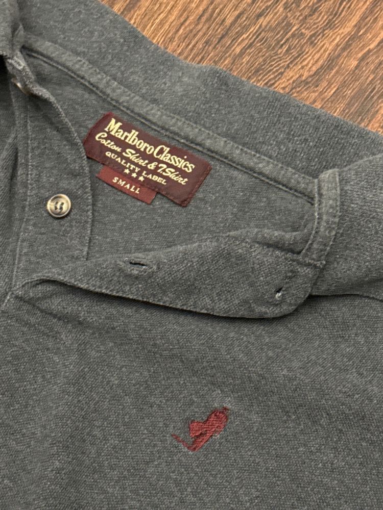 Marlboro Classics Grey Polo Shirt