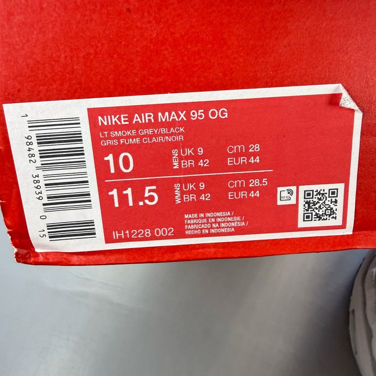 Immagine di Nike Air Max 95 Size UK 9 OG Big Bubble Racing Pack Green Smoke Grey IH1228-002 5