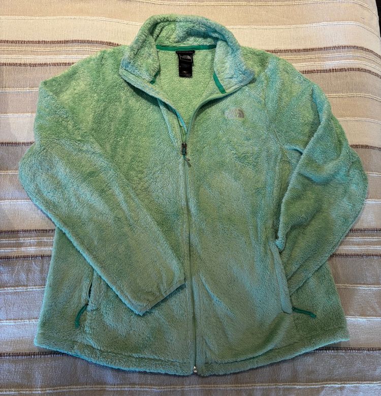 The North Face Green Fleece Jacket image 1