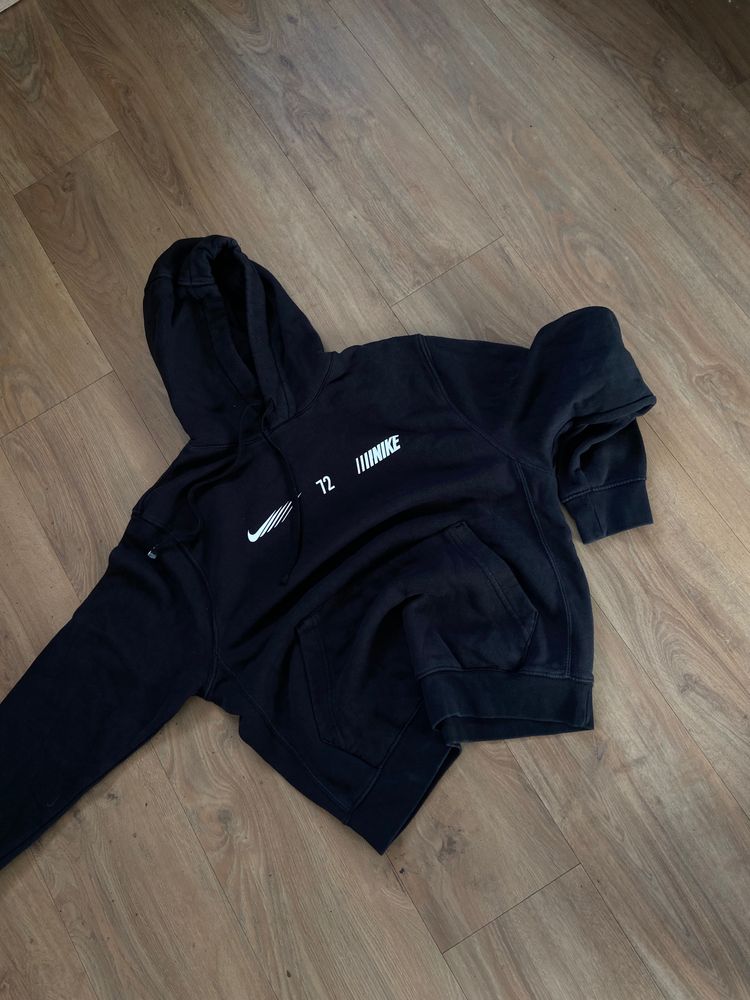 Nike Black Hoodie And Shorts Set