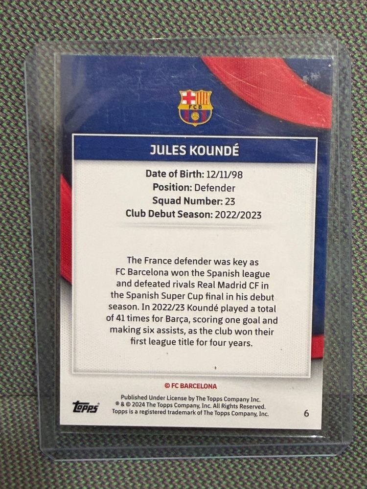 Topps  Jules Koundé 056/250 image 2