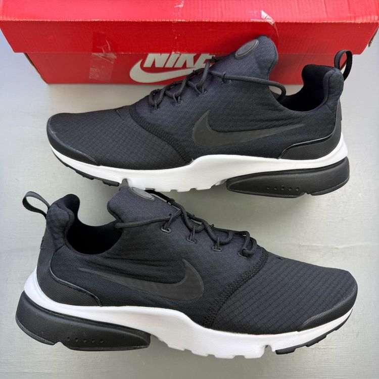 Nike Presto Fly Size UK 8 Black White Men's Trainers AV7011-001 obraz 7