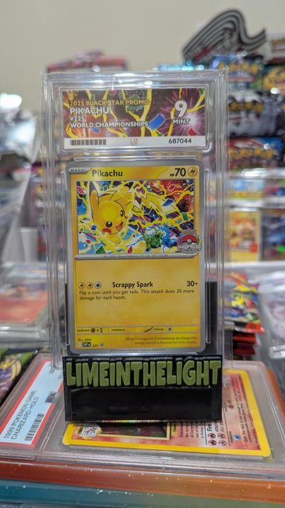 Giveaway - Pikachu World Championship Black Star Promo ACE 9