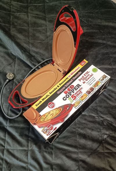 Red Copper 5 Minute Chef Electric Meal Maker