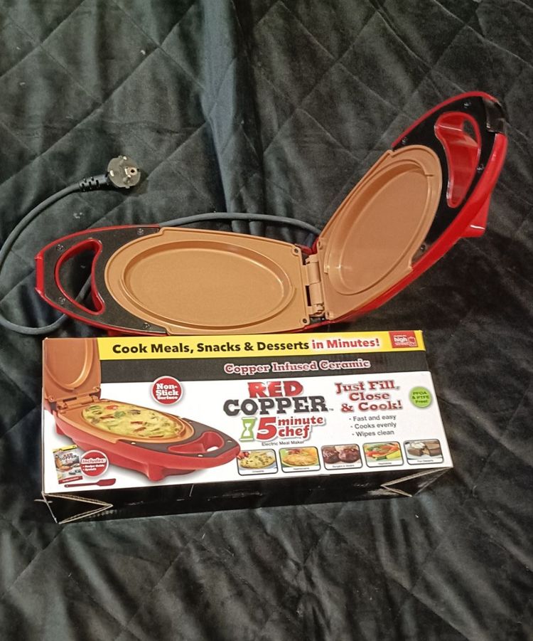 Red Copper 5 Minute Chef Electric Meal Maker image 3