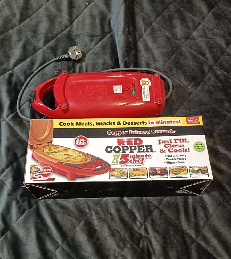 Red Copper 5 Minute Chef Electric Meal Maker image 5