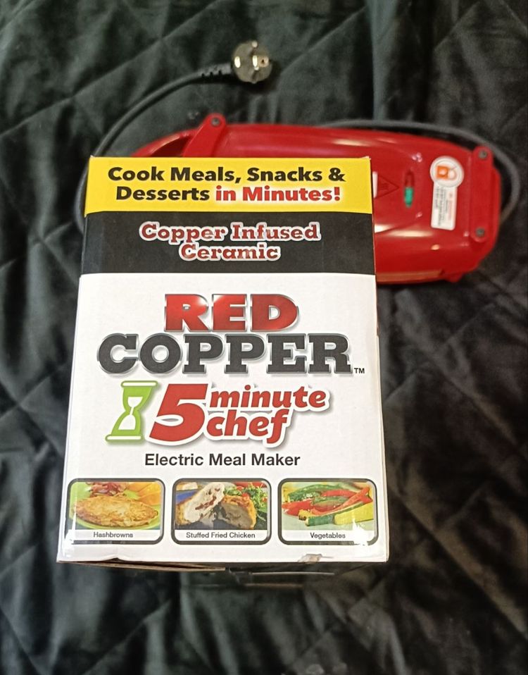 Red Copper 5 Minute Chef Electric Meal Maker image 8