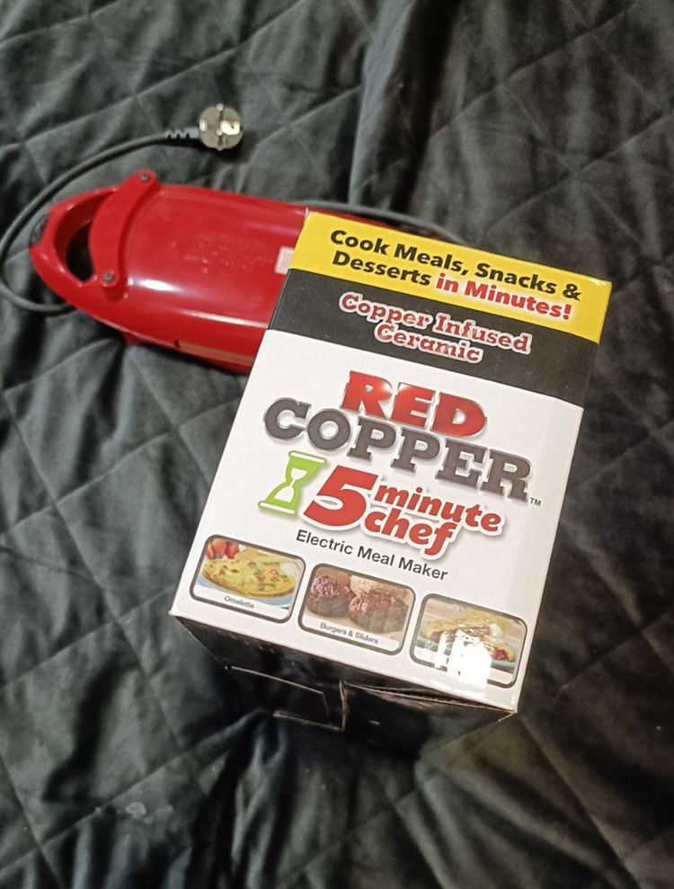 Red Copper 5 Minute Chef Electric Meal Maker image 6