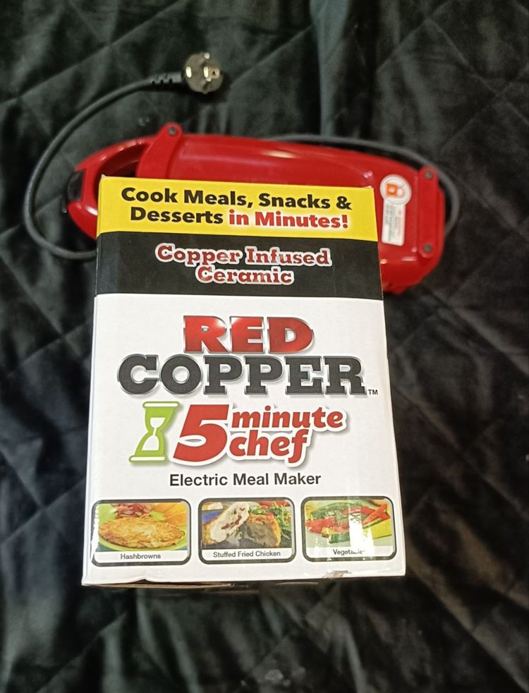 Red Copper 5 Minute Chef Electric Meal Maker image 7