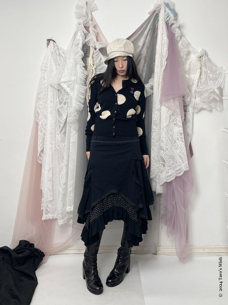 Vivienne Westwood dots cardigan, japanese brand vivienne westwood product image