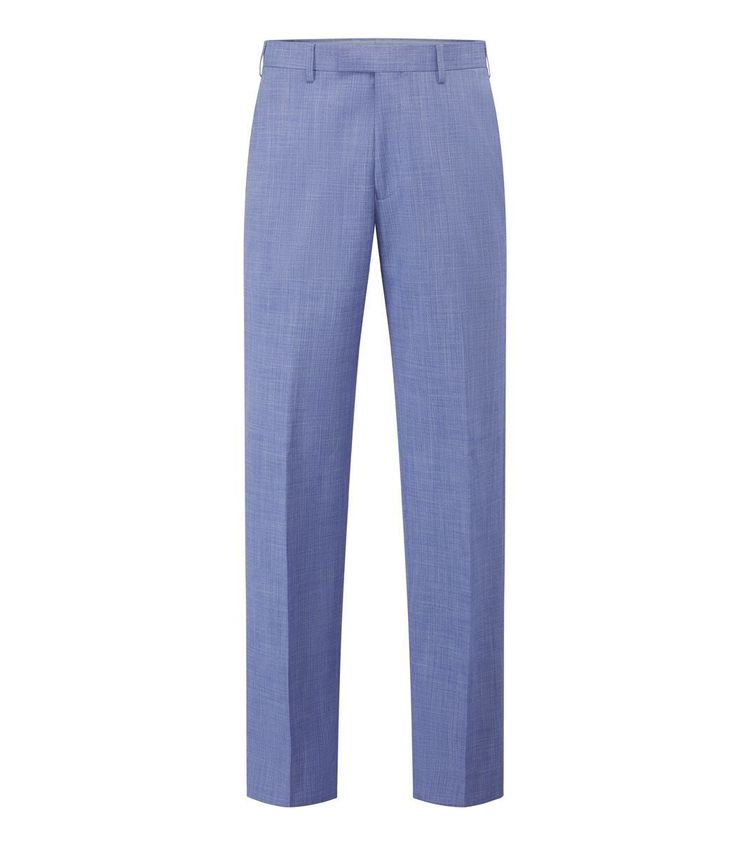Skopes Tailored Fit Redding Suit Trouser For Men in Sky Blue, 30W-58W