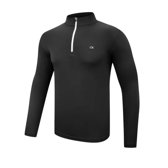 Calvin Klein Jeans Calvin Klein Black Long Sleeve Quarter Zip Top product image