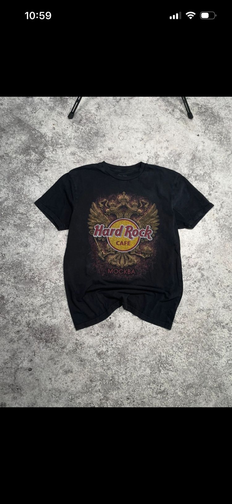 Hard Rock Cafe Black Graphic T-Shirt