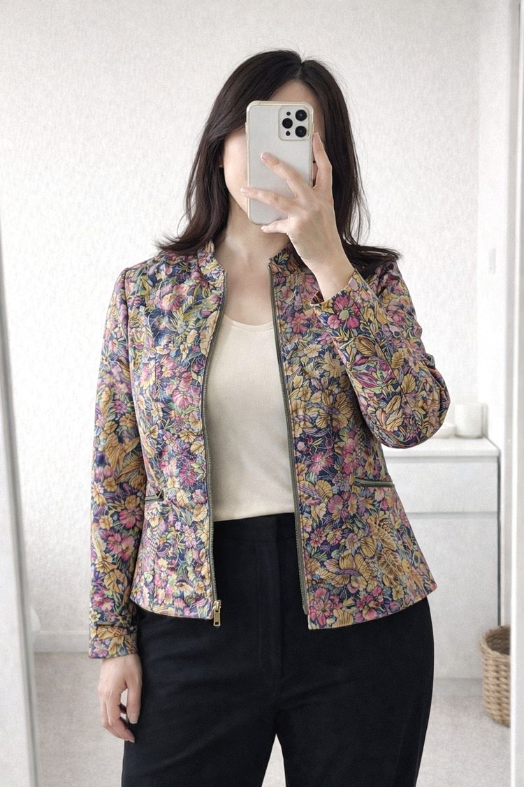 Floral Patterned Jacket vintage
