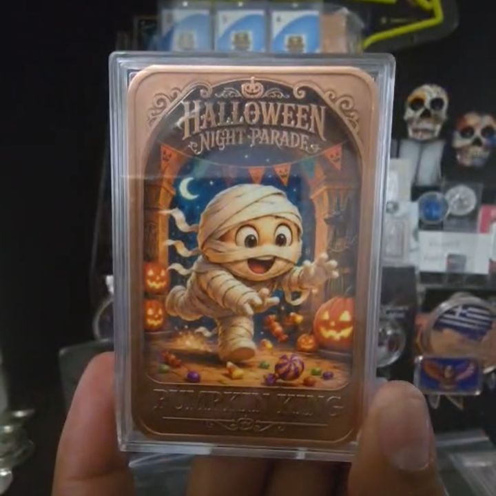 Nike 5oz copper mummy Halloween Night Parade Mummy Copper Bar - Bullion product image