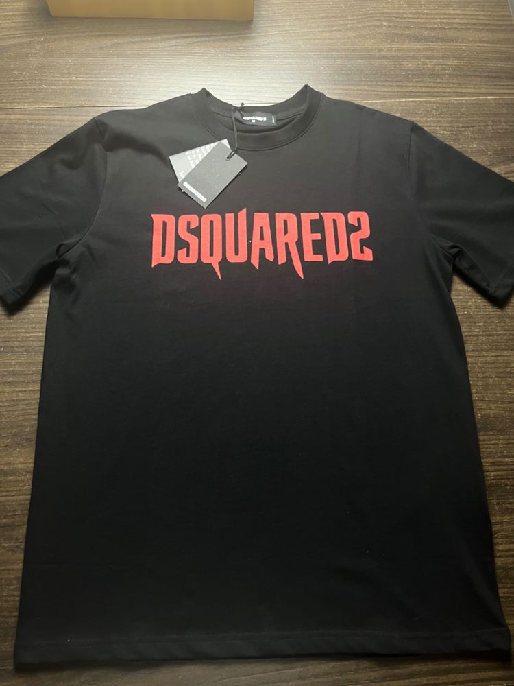 Dsquared2 Black T-Shirt With Red Logo image 6