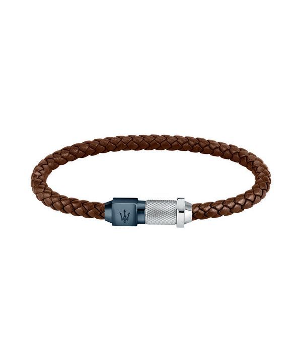 Other Maserati Jewels Recycled Leather And Stainless Steel Bracelet JM223AVE15 For Men product image