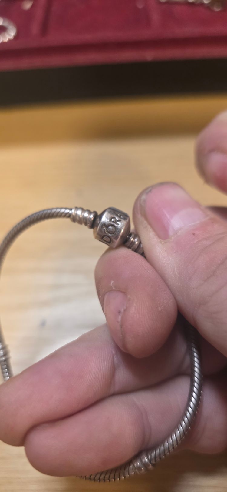 925 sterling Silver  Pandora  Charm Bracelet image 4