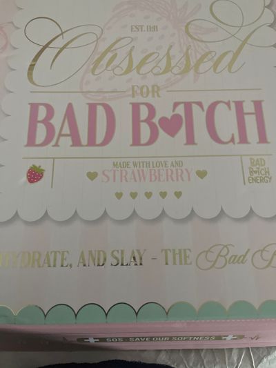 Pink Box With Text