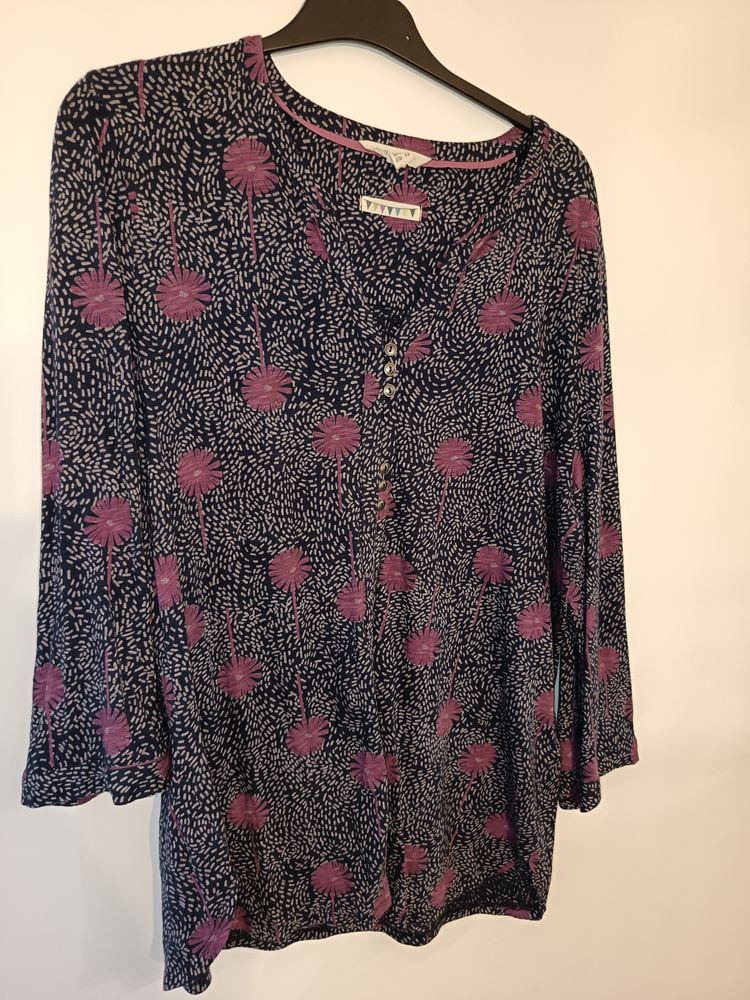 White Stuff Women'S Floral Long Sleeve Top