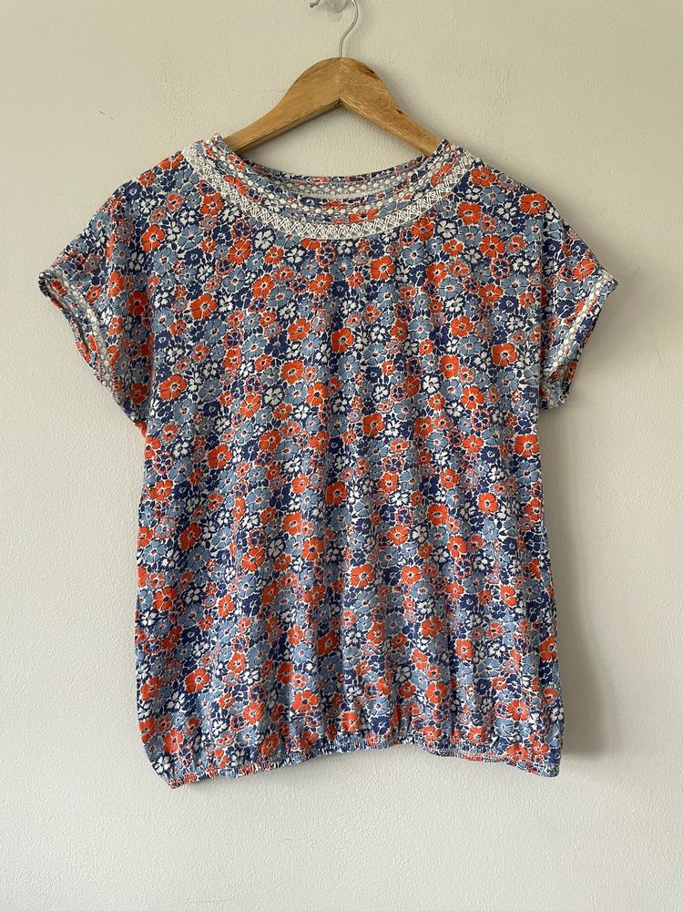 Next Next floral short sleeve blouse product image