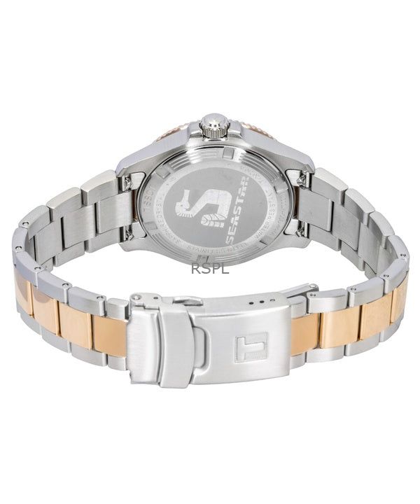 Tissot Seastar 1000 Gold Tone Stainless Steel Black Dial Quartz Diver's T120.210.22.051.01 300M Men's Watch 5