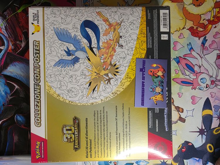 Collezzione con poster 30 th anniversario pokemon  image 2