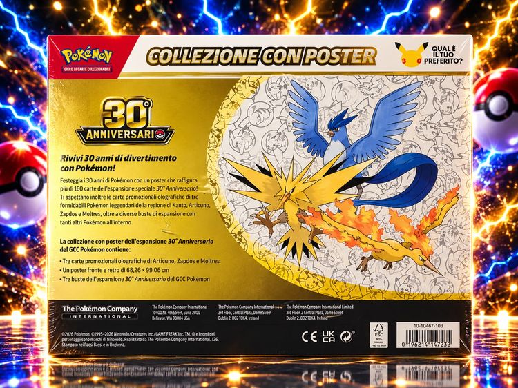 Collezzione con poster 30 th anniversario pokemon  image 4