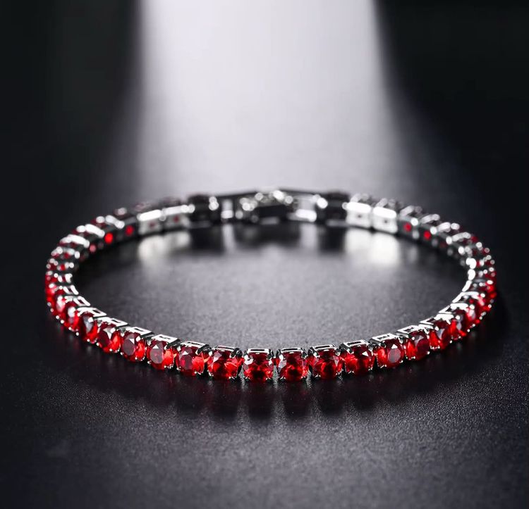 Tennis Bracelet stał cyrkonia 