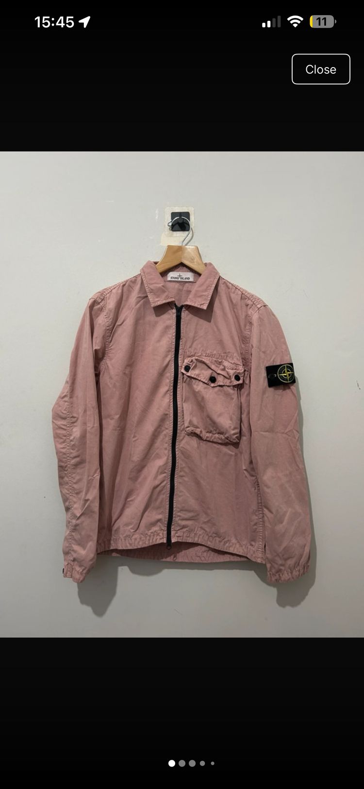 Stone Island Pink Overshirt