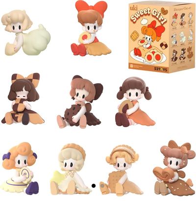 Uki Sweet Girl Collectible Figurines Set