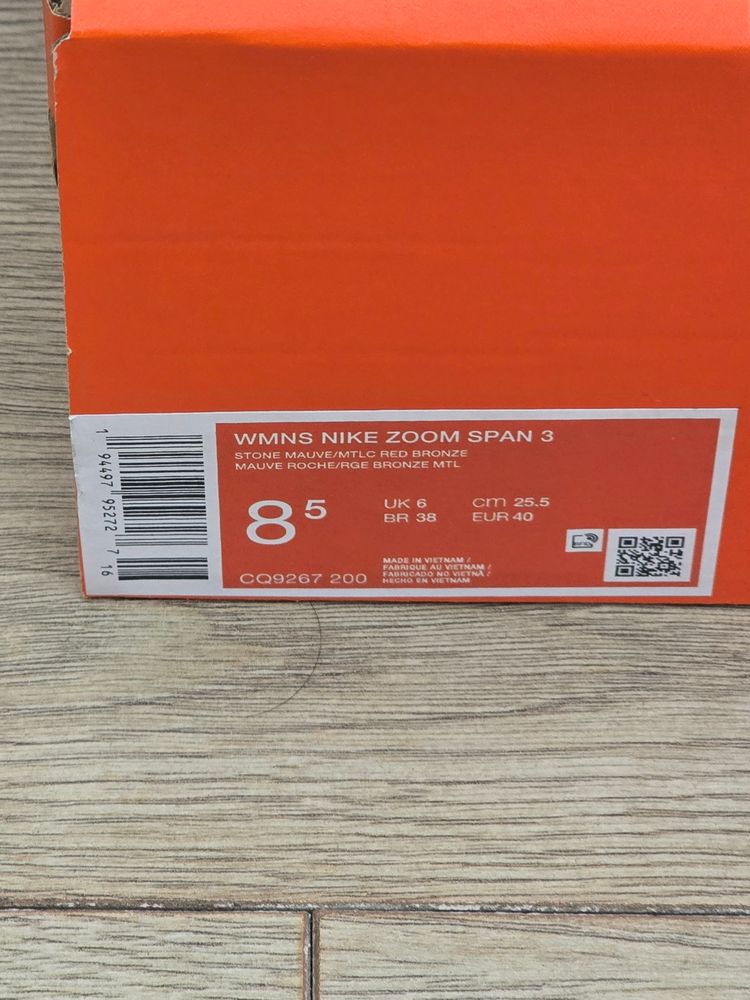 Wmns Nike Zoom Span 3 Sneakers Nike Zoom Span 3 Vast peach pinkIn UK 6 100 % authentic brand new 7