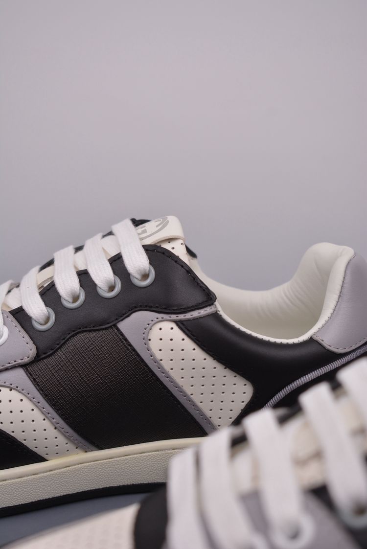 Gucci Black And White Sneakers image 5