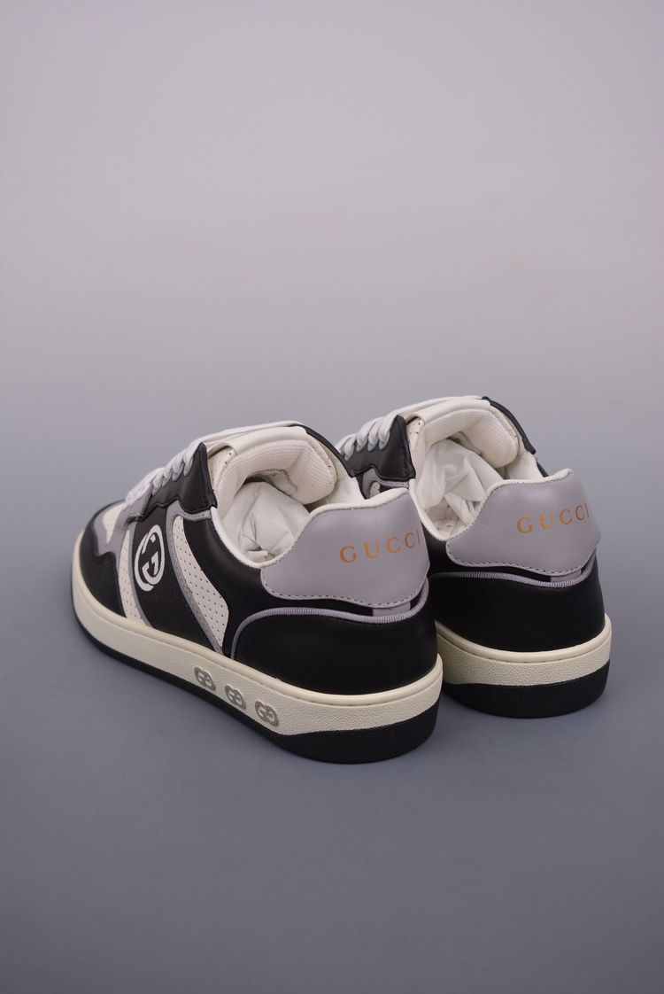 Gucci Black And White Sneakers image 2