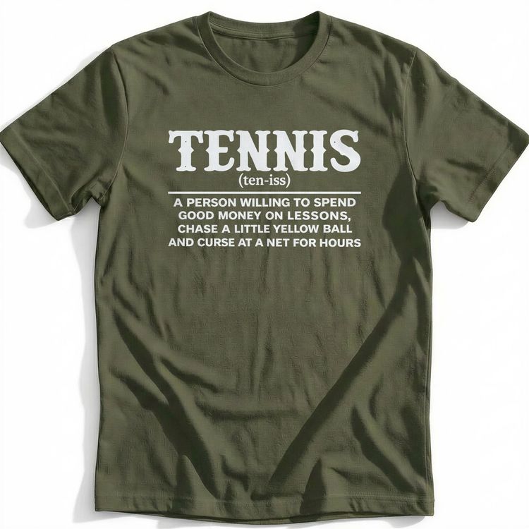 TENNIS MEANING 026 T-Shirt AU 1