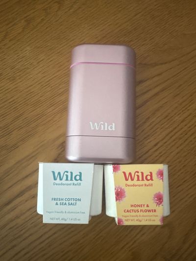 Wild Deodorant With Refill Packs x 2