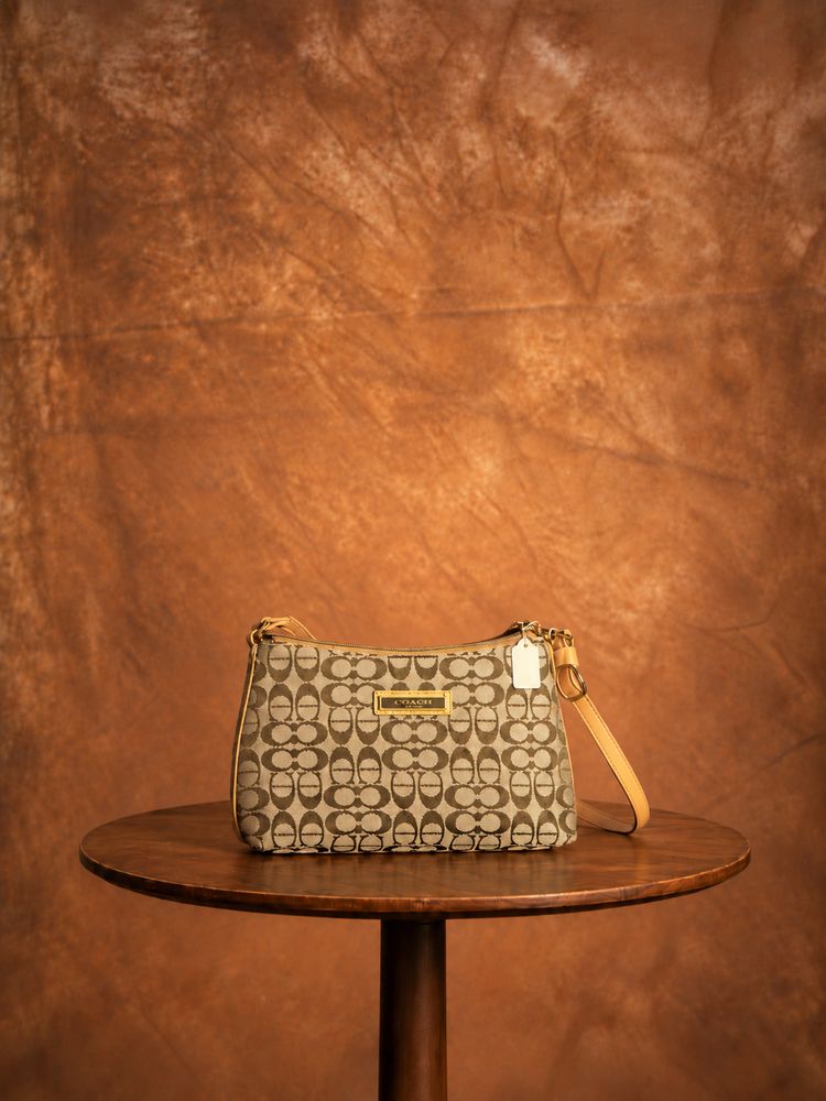 Vintage Valentino Monogram Wristlet Bag
