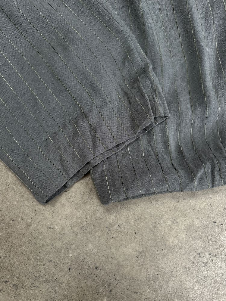Girogio Armani 1990s Striped Straight Leg Tailored Trousers - W25 5
