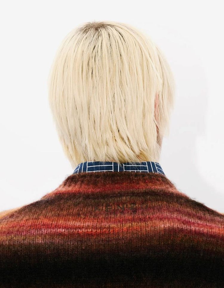 Kenzo Black Embroidered Stripes Sweater image 8