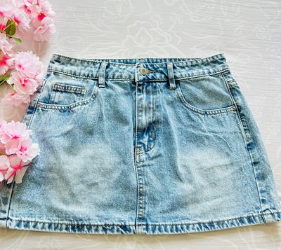 Shein Denim Mini Skirt
