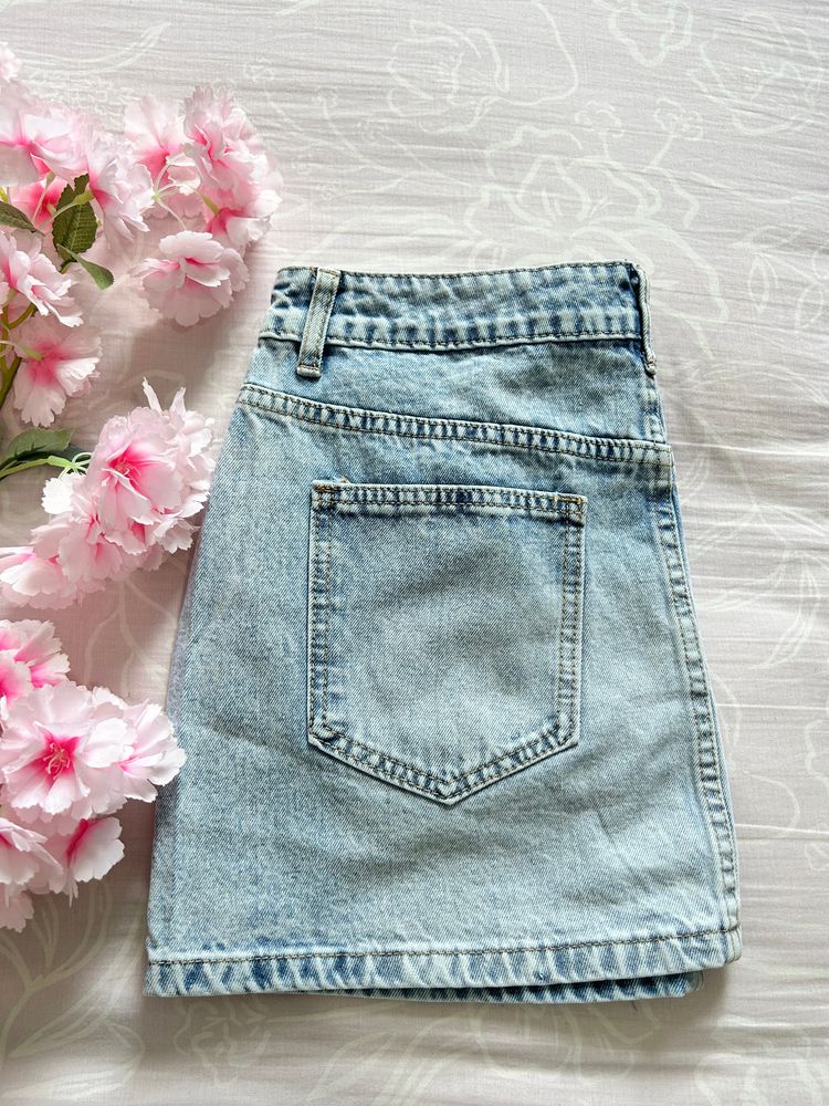 Shein Denim Mini Skirt image 8