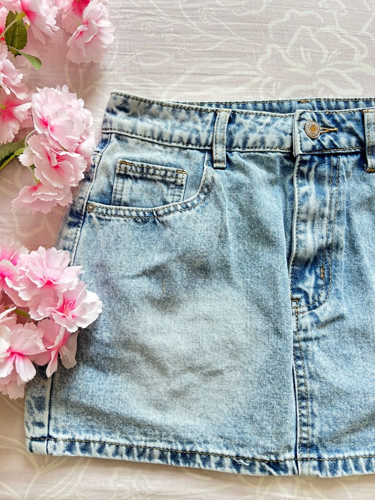 Shein Denim Mini Skirt image 9