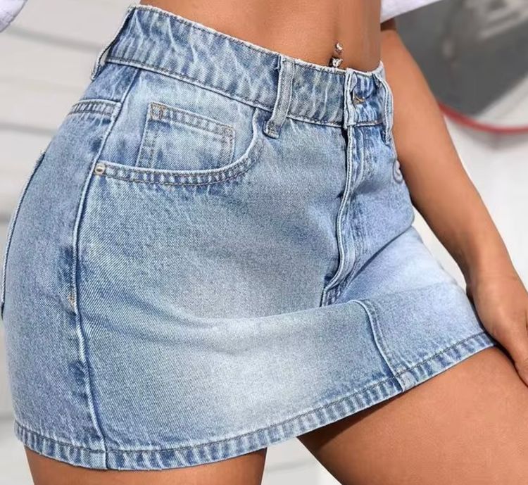 Shein Denim Mini Skirt image 10