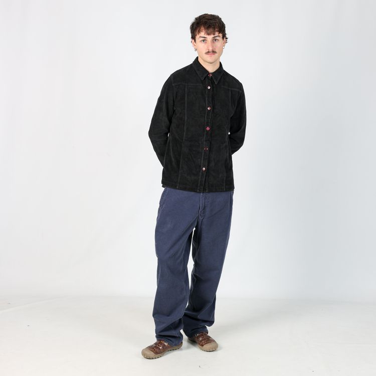 Navy Blue y2ks Carhartt Woven Baggy Pants (34x32)