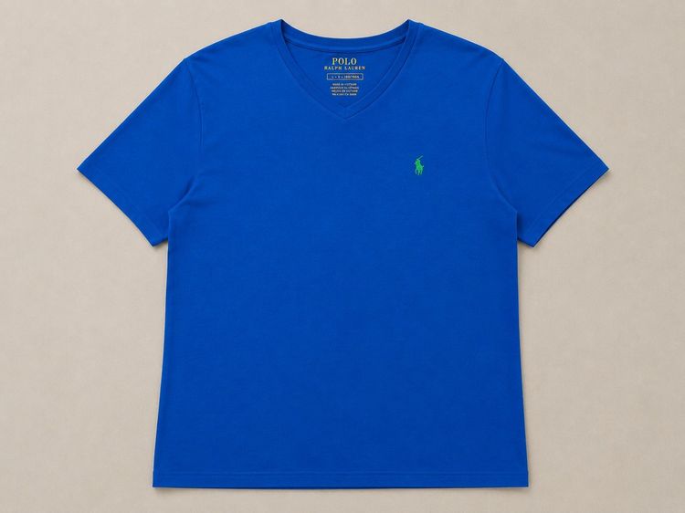 Polo Ralph Lauren Blue V-Neck T-Shirt