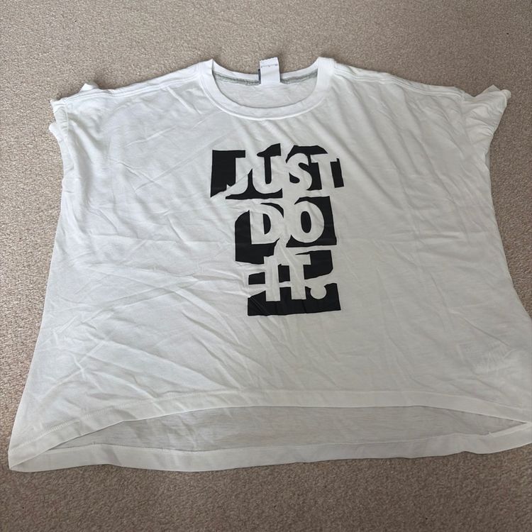 Nike White T-Shirt With Black Text product image