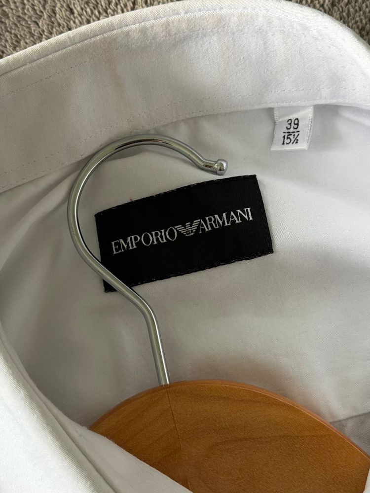Emporio Armani White Cotton Shirt - Size Medium image 4